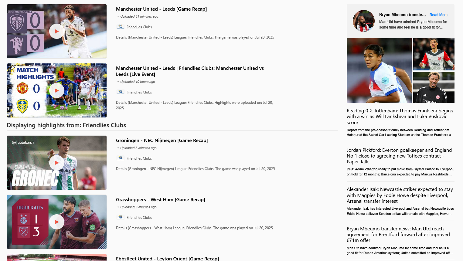 Highlight main page