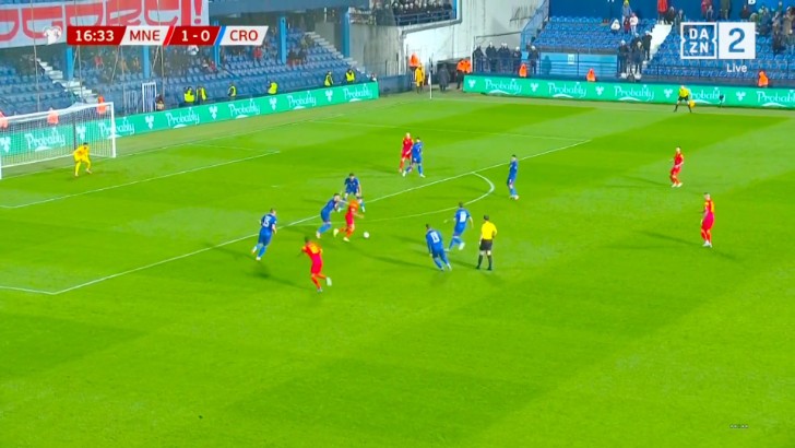 World Cup - Qualification Europe: Montenegro vs Croatia