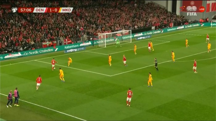 World Cup - Qualification Europe: Denmark vs North Macedonia