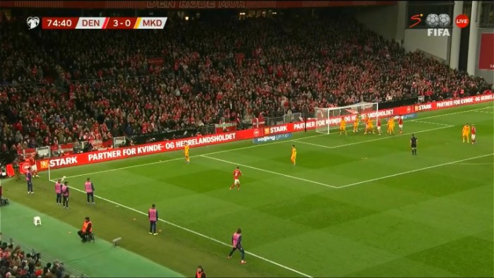 World Cup - Qualification Europe: Denmark vs North Macedonia