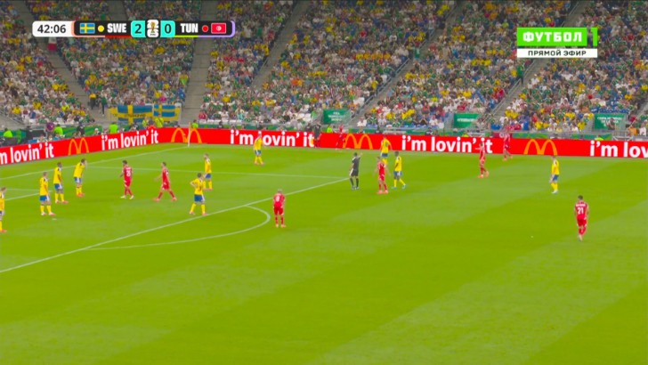 World Cup: Sweden vs Tunisia