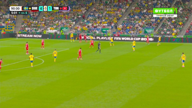 World Cup: Sweden vs Tunisia