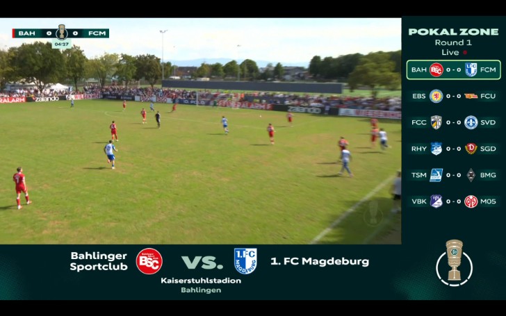 DFB Pokal: Bahlinger SC vs FC Magdeburg