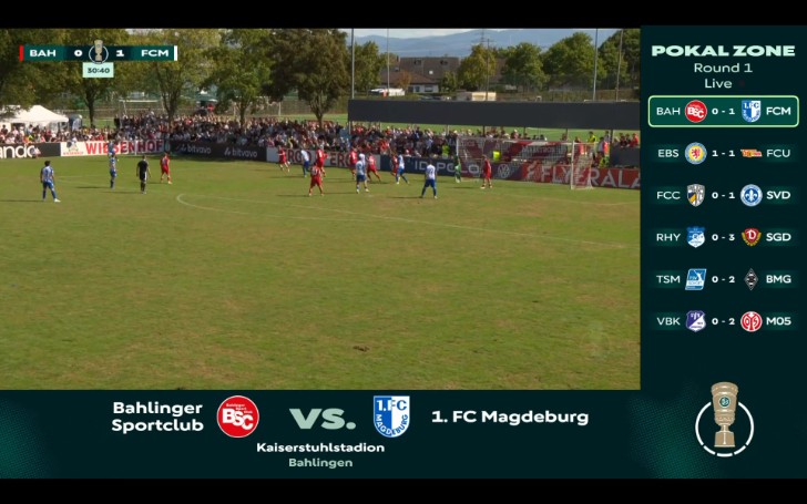 DFB Pokal: Bahlinger SC vs FC Magdeburg