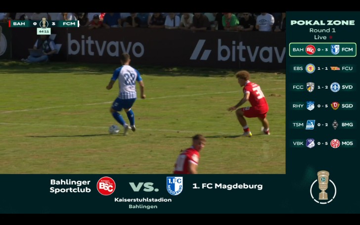 DFB Pokal: Bahlinger SC vs FC Magdeburg