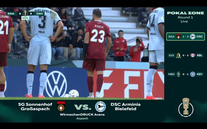 DFB Pokal: SG Sonnenhof Großaspach vs Arminia Bielefeld