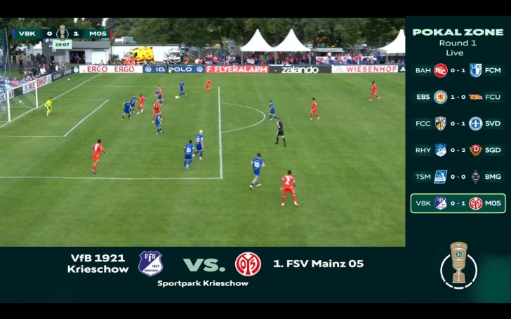 DFB Pokal: Krieschow vs FSV Mainz 05