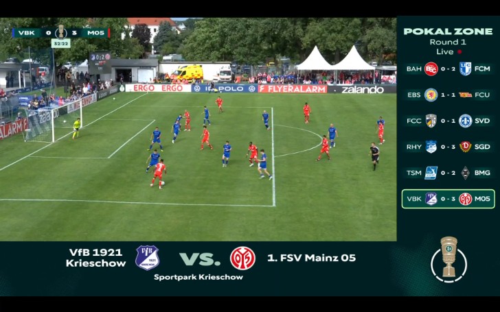 DFB Pokal: Krieschow vs FSV Mainz 05