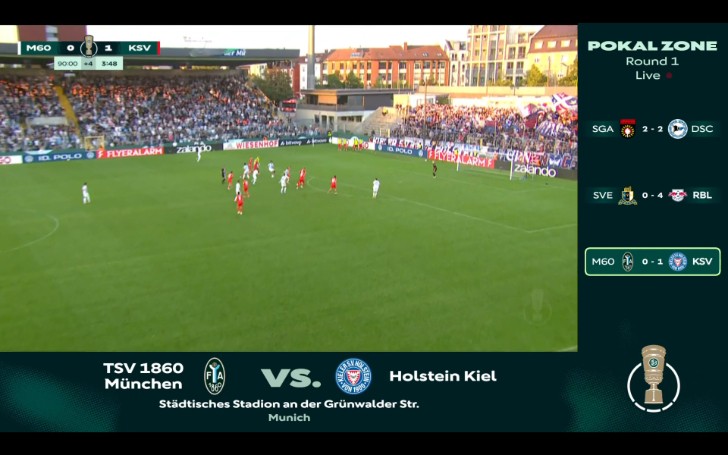 DFB Pokal: TSV 1860 München vs Holstein Kiel