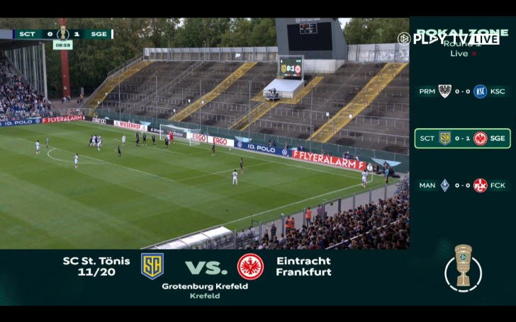 DFB Pokal: SC St. Tönis vs Eintracht Frankfurt