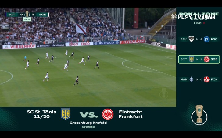 DFB Pokal: SC St. Tönis vs Eintracht Frankfurt