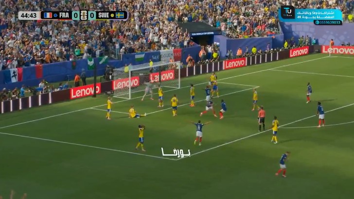 World Cup: France vs Sweden