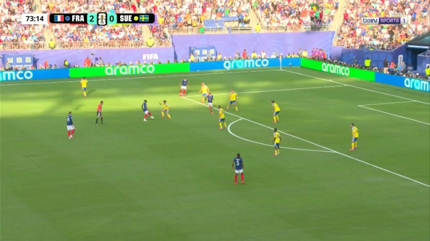 World Cup: France vs Sweden