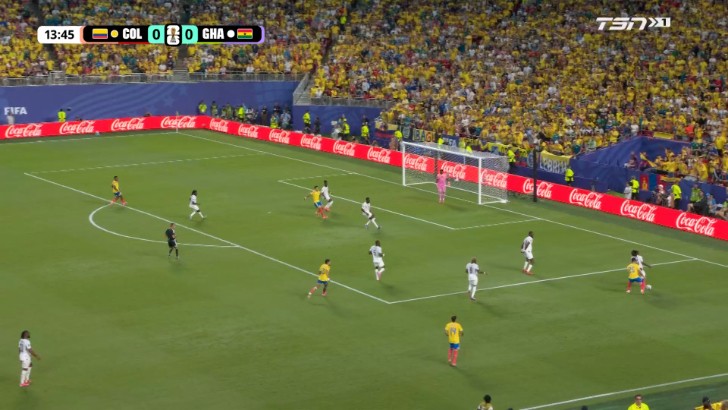 World Cup: Colombia vs Ghana