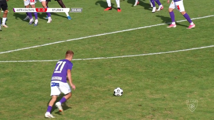 2. Liga: Austria Salzburg vs Sturm Graz II