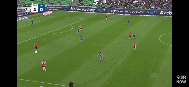 2. Bundesliga: Hannover 96 vs Karlsruher SC