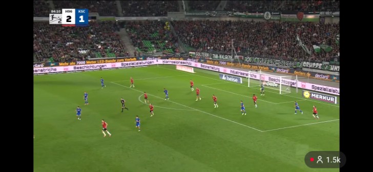 2. Bundesliga: Hannover 96 vs Karlsruher SC