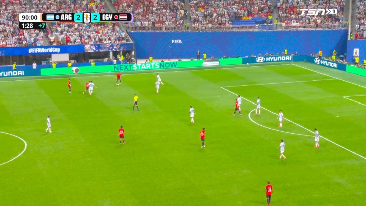 World Cup: Argentina vs Egypt