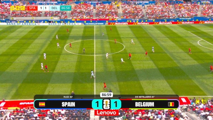 World Cup: Spain vs Belgium