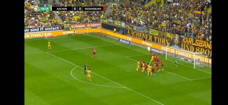 3. Liga: Alemannia Aachen vs Jahn Regensburg