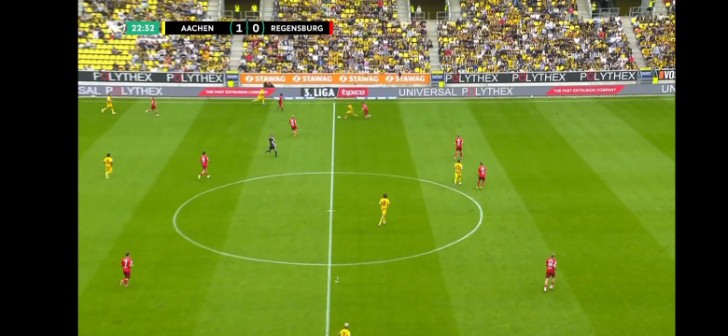 3. Liga: Alemannia Aachen vs Jahn Regensburg