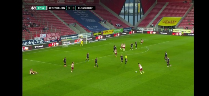 3. Liga: Jahn Regensburg vs Fortuna Düsseldorf