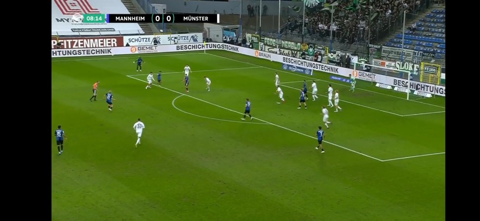 3. Liga: Waldhof Mannheim vs Preussen Munster