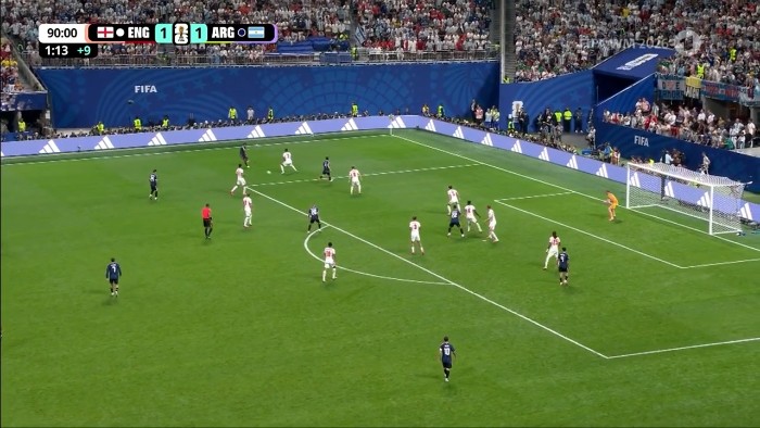 World Cup: England vs Argentina